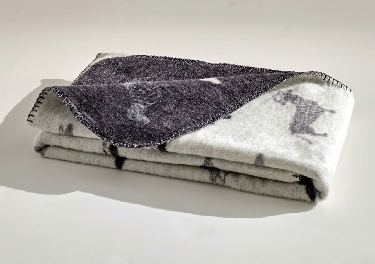 Decke TECKEL - Praktische Wendedecke mit Dackelmotiv
