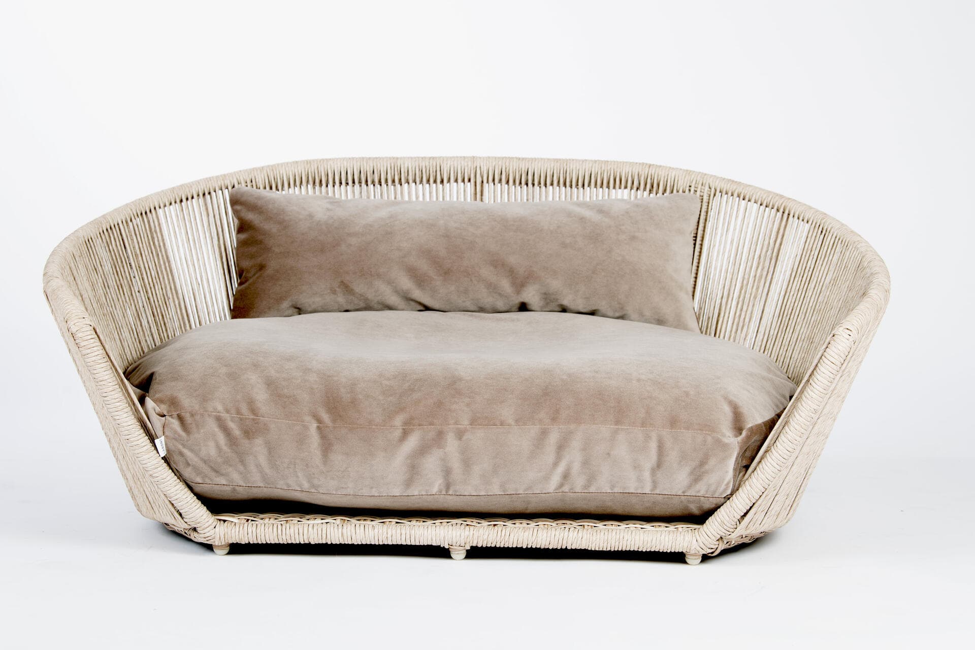 VOGUE - Design-Hundebett OXFORD – Taupe