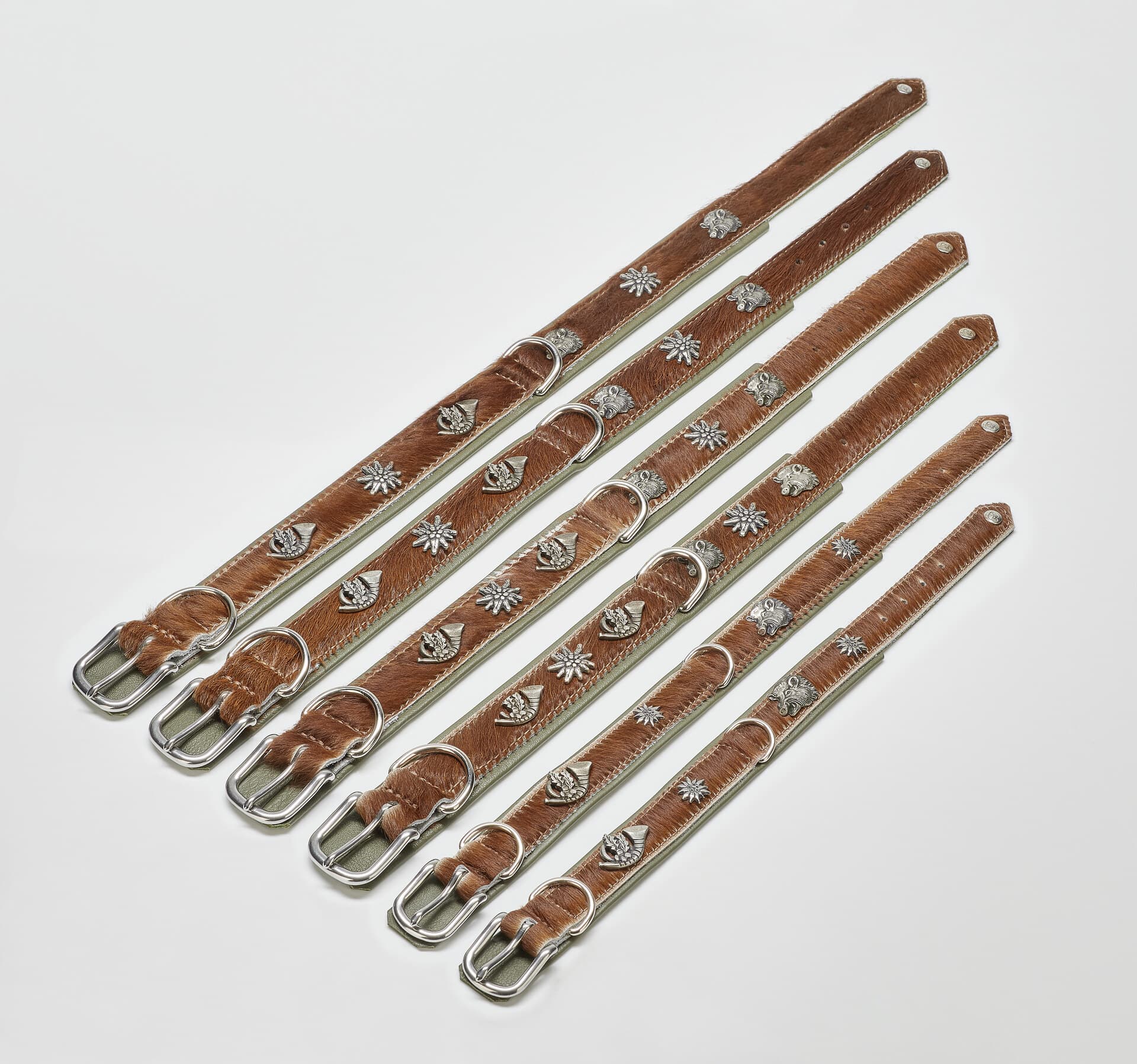 BAVARIA - Exklusives Hundehalsband im aufregenden Material-Mix