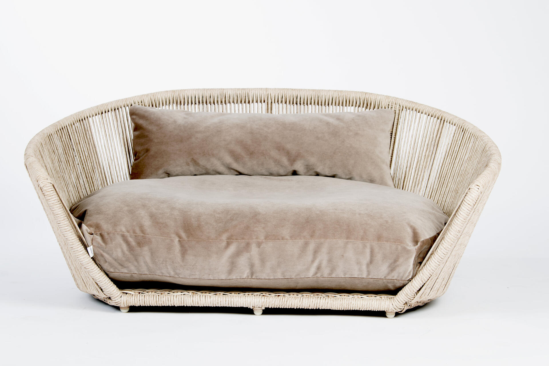 VOGUE - Design-Hundebett OXFORD – Taupe