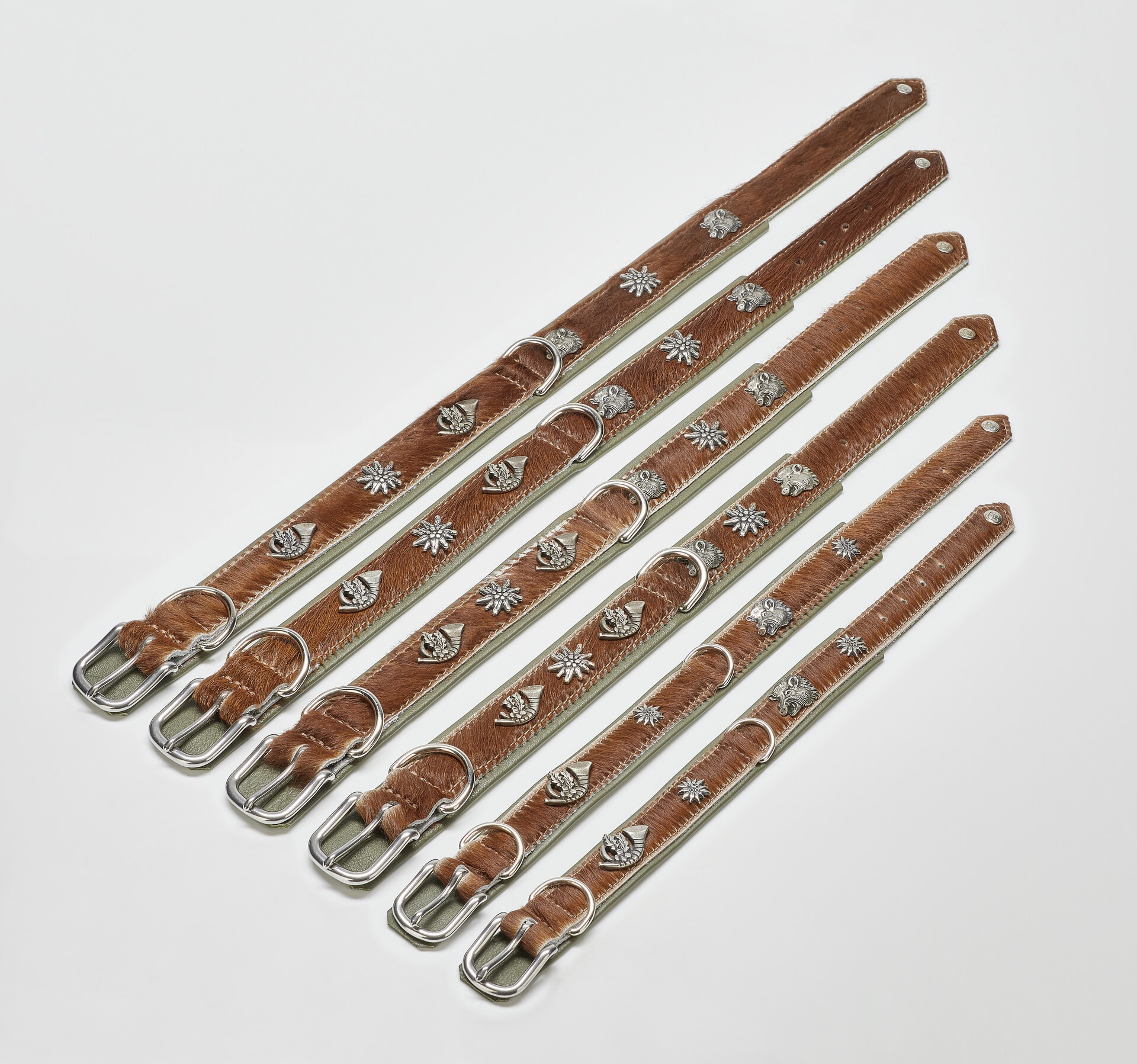 BAVARIA - Exklusives Hundehalsband im aufregenden Material-Mix