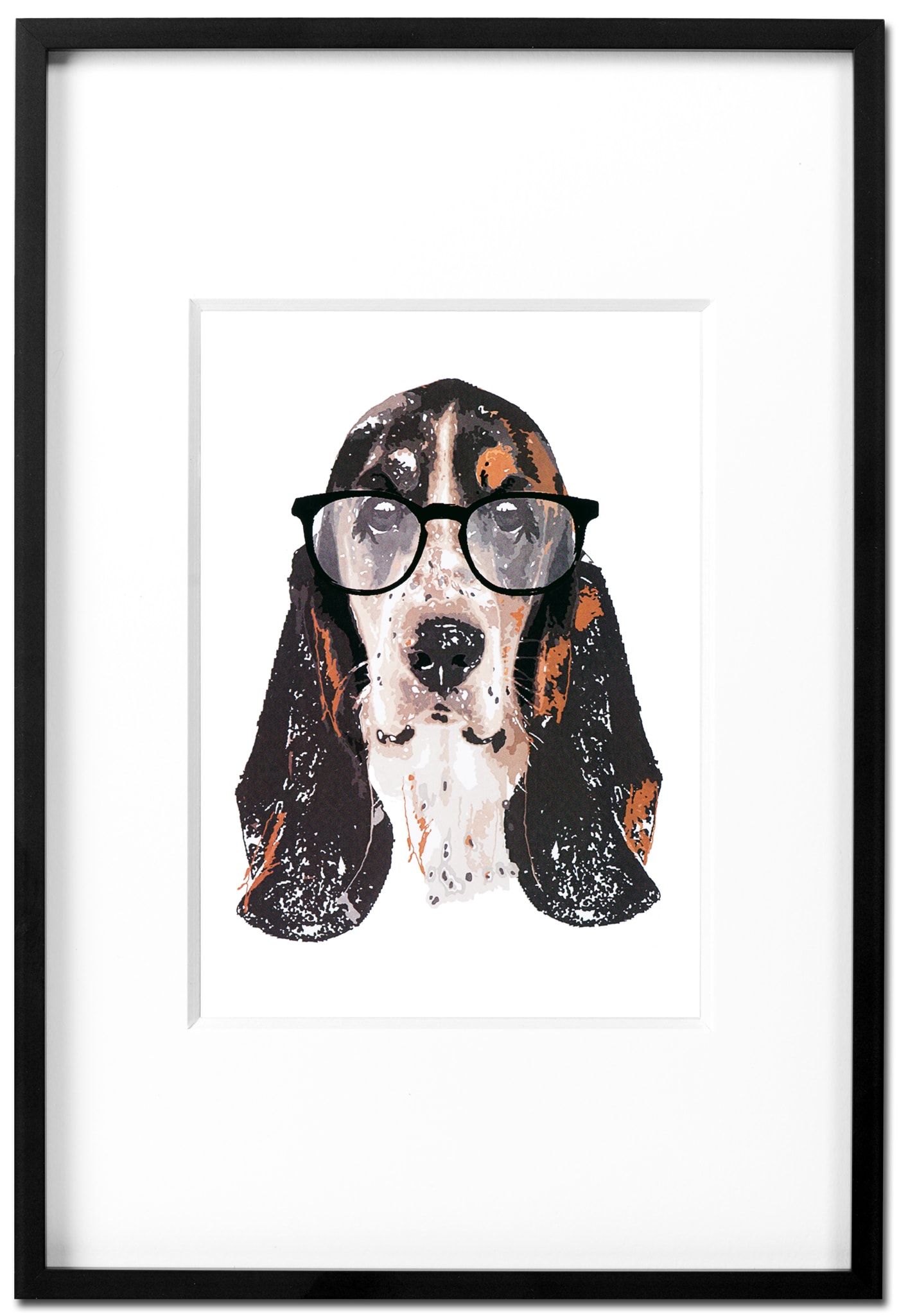 Basset Da Vinci - Kunstdruck